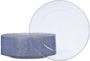 elegant plastic plates